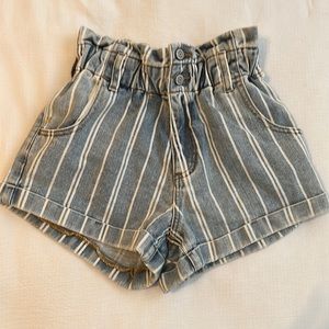 PacSun Strip Jean Shorts -XS